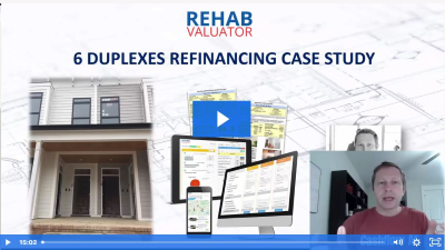 6 duplexes refinancing case study