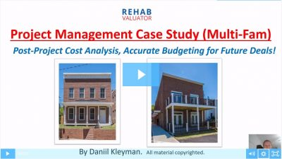 Project Management Case Study (Multi-Fam)