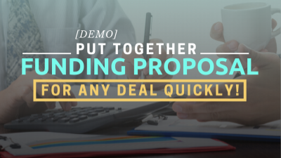 Put Together Funding Proposal For Any Deal Quickly