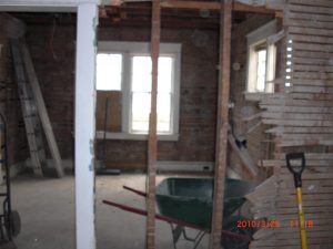 rehab of interior walls