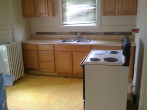 old kitchen, older appliances