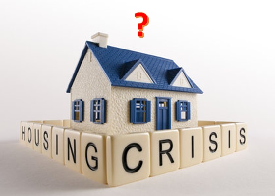 housing crash banner