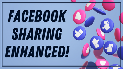 facebook sharing enhanced!