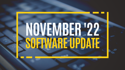 November 2022 Software Release