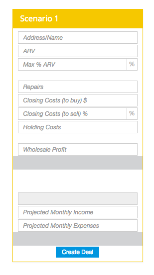 calculate scenario screenshot