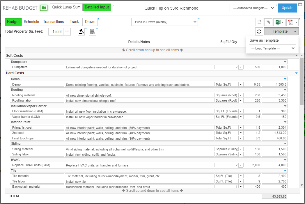 Real Estate Investment Software - Rehab Valuator