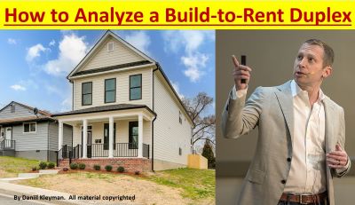 How to Analyze a Build-to-Rent Duplex