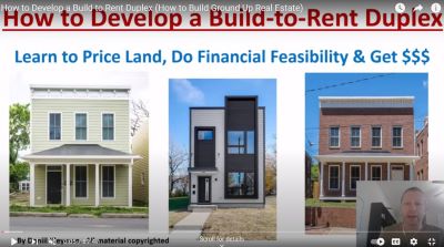 How to Develop a Build-to-Rent Duplex (How to Build Ground Up Real Estate)
