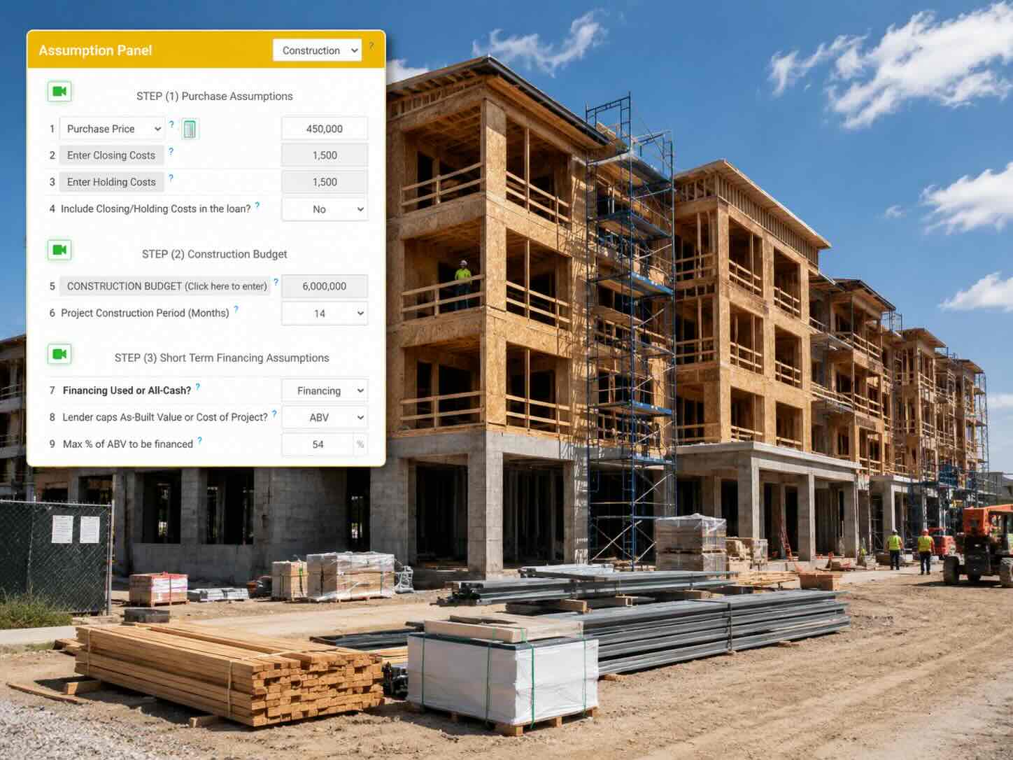 Ground-up new construction analysis